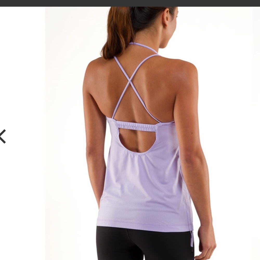 Lululemon Integrity Hot Tank Lilac